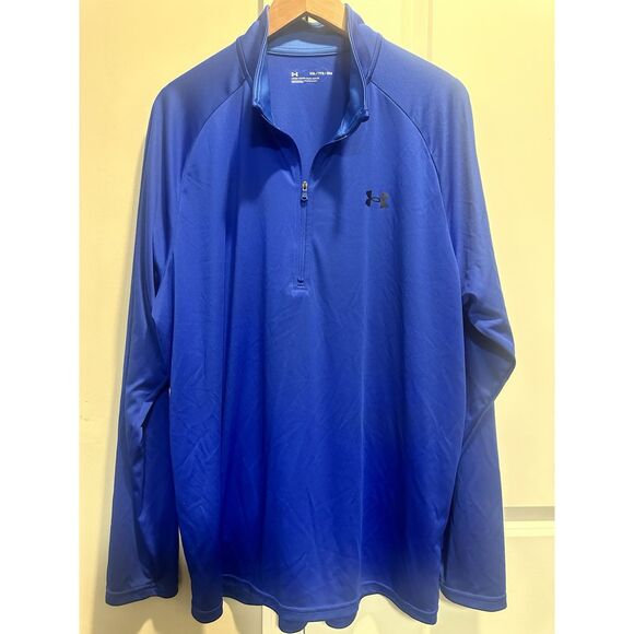 Under Armour Blue quarter Zip Pullover XXL - Picture 1 of 6